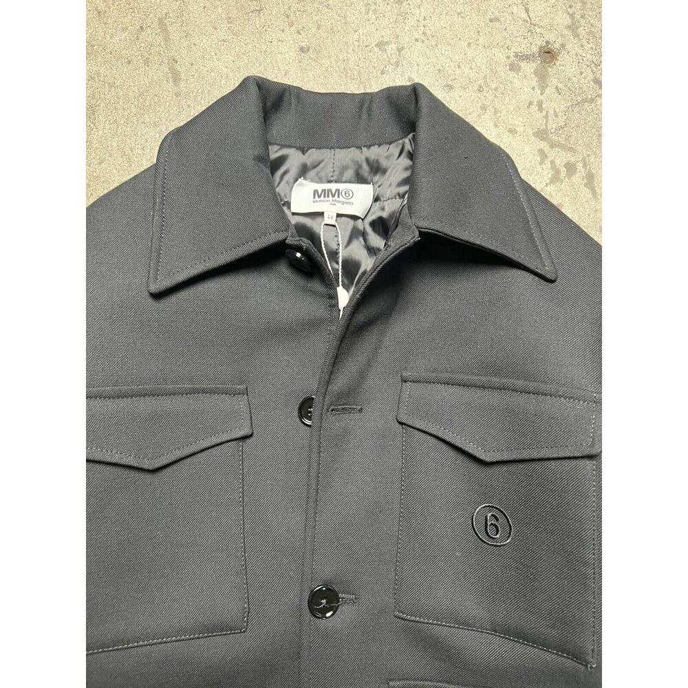 MAISON MARGIELA MM6‎ KIDS Teen Unisex Chore Coat Jacket Wool 14A €320 MSRP NWT - Picture 3 of 13